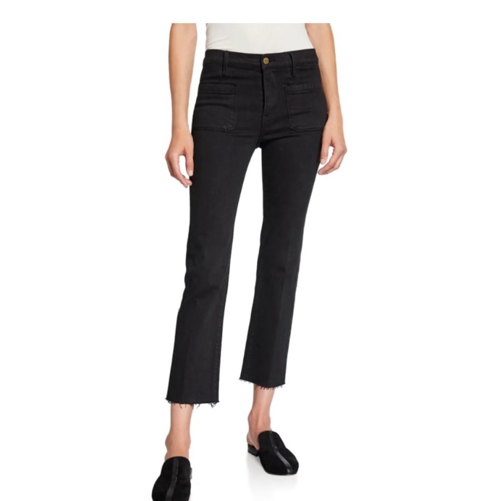 Frame Le Bardot Black Jean size 26